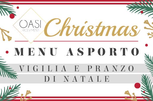 Cena della Vigilia e pranzo Natale asporto e domicilio