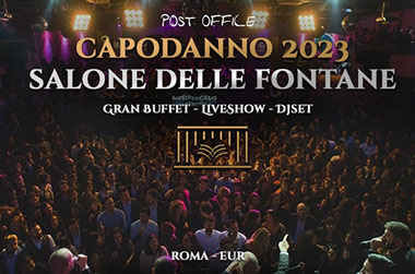 Capodanno Post Office Salone delle Fontane Roma