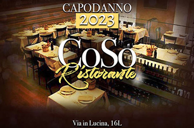 Capodanno Ristorante Coso via del Corso Roma