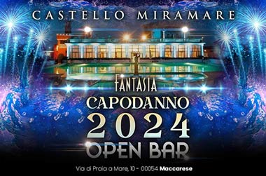 Capodanno Castello Miramare Maccarese Roma