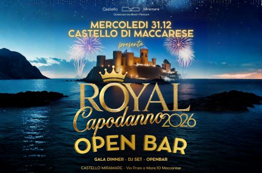 Capodanno Castello Miramare Maccarese Roma