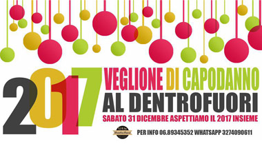 Capodanno Ristorante DentroFuori Roma