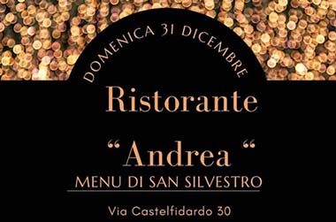 Capodanno Ristorante Andrea Roma