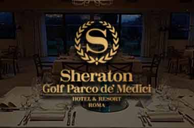 Sheraton Golf Rome Parco de Medici: cena servita - dj set
